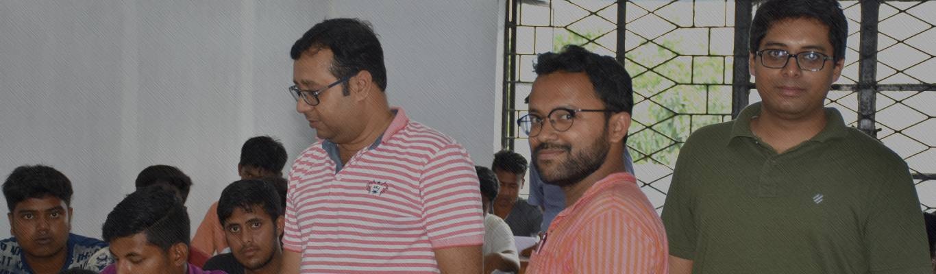 COLLEGE EXAMINATION
Examination in progress with Teachers